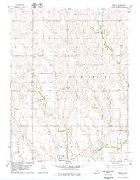 Edmond Kansas Historical topographic map, 1:24000 scale, 7.5 X 7.5 Minute, Year 1978