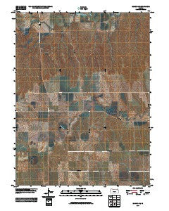 Edmond SE Kansas Historical topographic map, 1:24000 scale, 7.5 X 7.5 Minute, Year 2009
