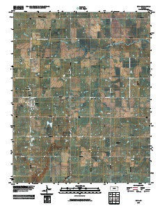 Edna Kansas Historical topographic map, 1:24000 scale, 7.5 X 7.5 Minute, Year 2009