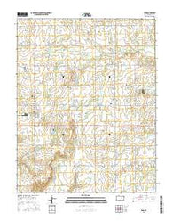 Edna Kansas Current topographic map, 1:24000 scale, 7.5 X 7.5 Minute, Year 2015