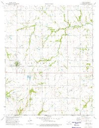 Edna Kansas Historical topographic map, 1:24000 scale, 7.5 X 7.5 Minute, Year 1974