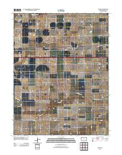 Edson Kansas Historical topographic map, 1:24000 scale, 7.5 X 7.5 Minute, Year 2012