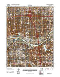Edwardsville Kansas Historical topographic map, 1:24000 scale, 7.5 X 7.5 Minute, Year 2012