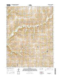 Effingham Kansas Current topographic map, 1:24000 scale, 7.5 X 7.5 Minute, Year 2016