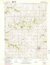 Effingham Kansas Historical topographic map, 1:24000 scale, 7.5 X 7.5 Minute, Year 1961