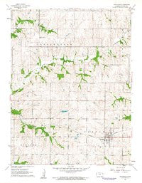 Effingham Kansas Historical topographic map, 1:24000 scale, 7.5 X 7.5 Minute, Year 1961