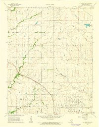El Dorado NW Kansas Historical topographic map, 1:24000 scale, 7.5 X 7.5 Minute, Year 1961