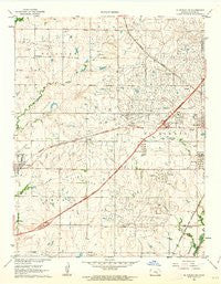 El Dorado SW Kansas Historical topographic map, 1:24000 scale, 7.5 X 7.5 Minute, Year 1961