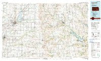 El Dorado Kansas Historical topographic map, 1:100000 scale, 30 X 60 Minute, Year 1990