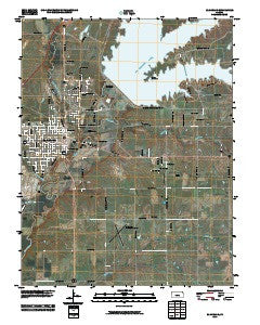El Dorado Kansas Historical topographic map, 1:24000 scale, 7.5 X 7.5 Minute, Year 2010
