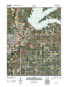 El Dorado Kansas Historical topographic map, 1:24000 scale, 7.5 X 7.5 Minute, Year 2012