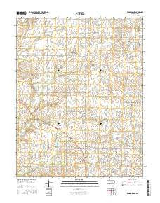 El Dorado NW Kansas Current topographic map, 1:24000 scale, 7.5 X 7.5 Minute, Year 2015