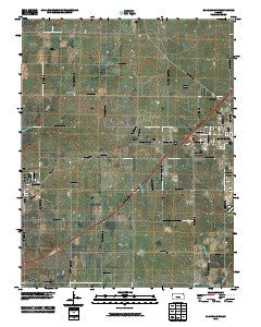 El Dorado SW Kansas Historical topographic map, 1:24000 scale, 7.5 X 7.5 Minute, Year 2010