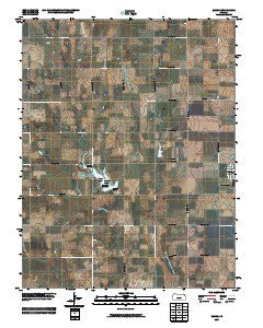Elbing Kansas Historical topographic map, 1:24000 scale, 7.5 X 7.5 Minute, Year 2009