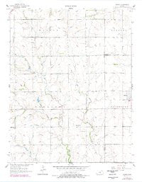 Elbing Kansas Historical topographic map, 1:24000 scale, 7.5 X 7.5 Minute, Year 1957