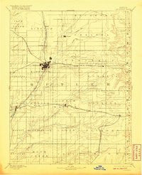 Eldorado Kansas Historical topographic map, 1:125000 scale, 30 X 30 Minute, Year 1888