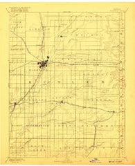 Eldorado Kansas Historical topographic map, 1:125000 scale, 30 X 30 Minute, Year 1888