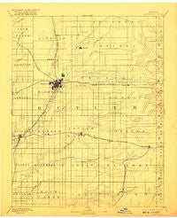 Eldorado Kansas Historical topographic map, 1:125000 scale, 30 X 30 Minute, Year 1888