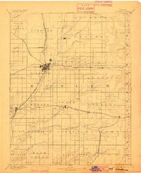 Eldorado Kansas Historical topographic map, 1:125000 scale, 30 X 30 Minute, Year 1888