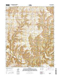 Elgin Kansas Current topographic map, 1:24000 scale, 7.5 X 7.5 Minute, Year 2015