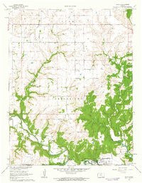 Elgin Kansas Historical topographic map, 1:24000 scale, 7.5 X 7.5 Minute, Year 1962