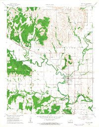 Elk City Kansas Historical topographic map, 1:24000 scale, 7.5 X 7.5 Minute, Year 1962