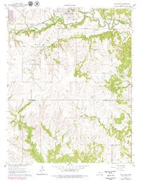 Elk Falls Kansas Historical topographic map, 1:24000 scale, 7.5 X 7.5 Minute, Year 1962