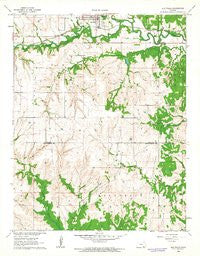Elk Falls Kansas Historical topographic map, 1:24000 scale, 7.5 X 7.5 Minute, Year 1962