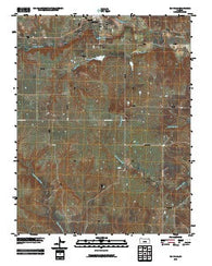 Elk Falls Kansas Historical topographic map, 1:24000 scale, 7.5 X 7.5 Minute, Year 2009