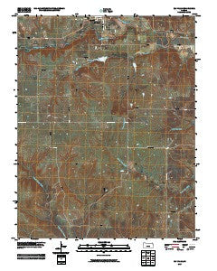 Elk Falls Kansas Historical topographic map, 1:24000 scale, 7.5 X 7.5 Minute, Year 2009