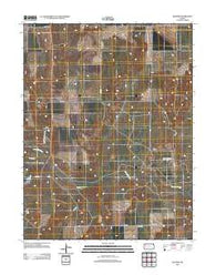 Elkader Kansas Historical topographic map, 1:24000 scale, 7.5 X 7.5 Minute, Year 2012