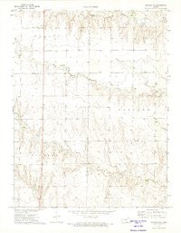 Elkader NE Kansas Historical topographic map, 1:24000 scale, 7.5 X 7.5 Minute, Year 1972