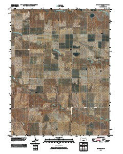 Elkader NE Kansas Historical topographic map, 1:24000 scale, 7.5 X 7.5 Minute, Year 2009