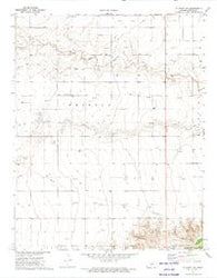 Elkhart NW Kansas Historical topographic map, 1:24000 scale, 7.5 X 7.5 Minute, Year 1973