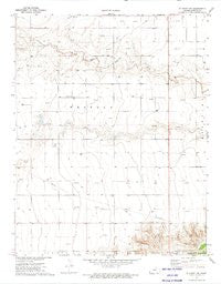 Elkhart NW Kansas Historical topographic map, 1:24000 scale, 7.5 X 7.5 Minute, Year 1973