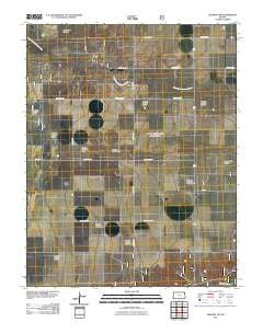 Elkhart NW Kansas Historical topographic map, 1:24000 scale, 7.5 X 7.5 Minute, Year 2011