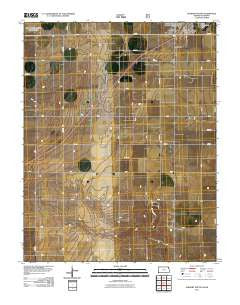 Elkhart South Kansas Historical topographic map, 1:24000 scale, 7.5 X 7.5 Minute, Year 2011