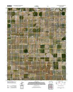 Elkhart South Kansas Historical topographic map, 1:24000 scale, 7.5 X 7.5 Minute, Year 2012