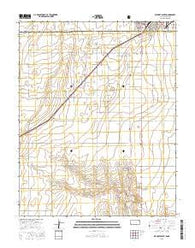Elkhart South Kansas Current topographic map, 1:24000 scale, 7.5 X 7.5 Minute, Year 2015