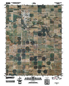 Ellinwood Kansas Historical topographic map, 1:24000 scale, 7.5 X 7.5 Minute, Year 2009