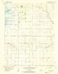 Ellinwood NE Kansas Historical topographic map, 1:24000 scale, 7.5 X 7.5 Minute, Year 1956