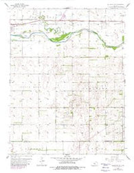 Ellinwood SW Kansas Historical topographic map, 1:24000 scale, 7.5 X 7.5 Minute, Year 1957