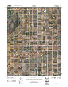 Ellinwood NE Kansas Historical topographic map, 1:24000 scale, 7.5 X 7.5 Minute, Year 2012