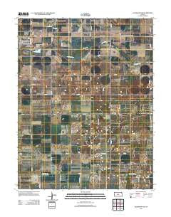 Ellinwood SW Kansas Historical topographic map, 1:24000 scale, 7.5 X 7.5 Minute, Year 2012
