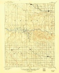 Ellis Kansas Historical topographic map, 1:125000 scale, 30 X 30 Minute, Year 1893