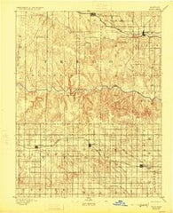 Ellis Kansas Historical topographic map, 1:125000 scale, 30 X 30 Minute, Year 1893