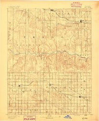 Ellis Kansas Historical topographic map, 1:125000 scale, 30 X 30 Minute, Year 1893