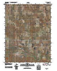 Ellis SE Kansas Historical topographic map, 1:24000 scale, 7.5 X 7.5 Minute, Year 2009
