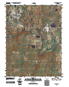 Ellsworth Kansas Historical topographic map, 1:24000 scale, 7.5 X 7.5 Minute, Year 2009