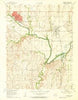 Ellsworth Kansas Historical topographic map, 1:24000 scale, 7.5 X 7.5 Minute, Year 1957